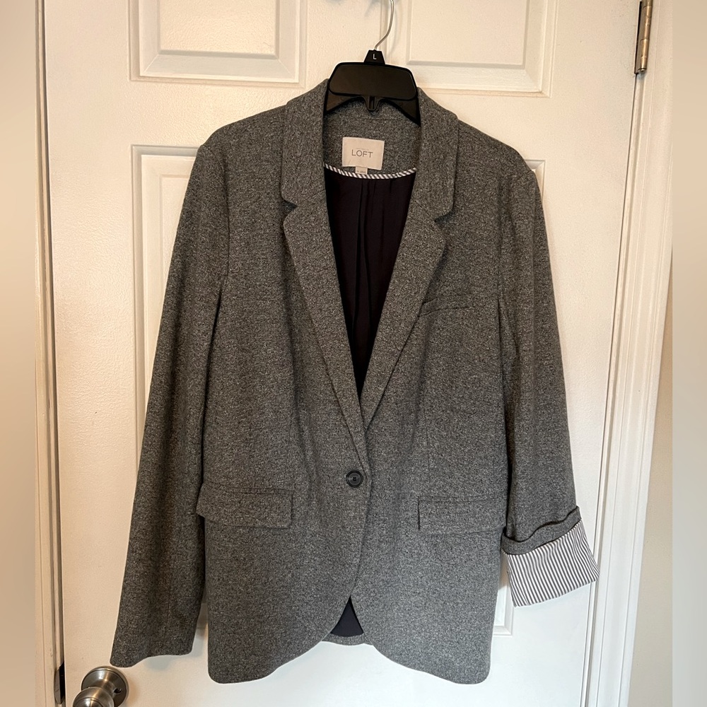 Loft Soft Grey Blazer